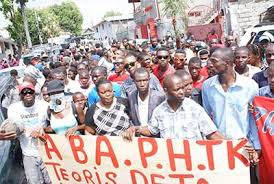 Manifestation contre le Coup d’Etat électoral en Haïti