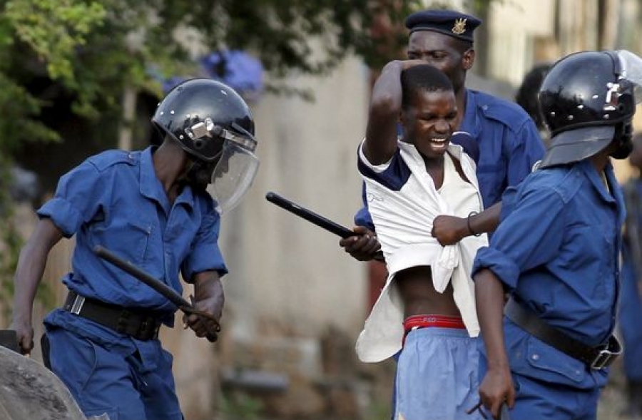 arestation,manifestation, burundi,policier